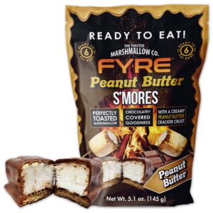 Peanut Butter FYRE S'mores- Read to Eat Smores